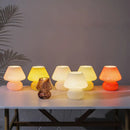 Axya Glass Mushroom Table Lamp for Bedroom and Living Room, Modern Nordic Design