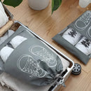 Axyaa Shoe Storage Bag Closet Organizer Non-Woven Portable Waterproof Hanging Bag