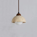 Axyaa Yellow Marble Dining Table Chandeliers - Nordic Bedside Pendent Lamps