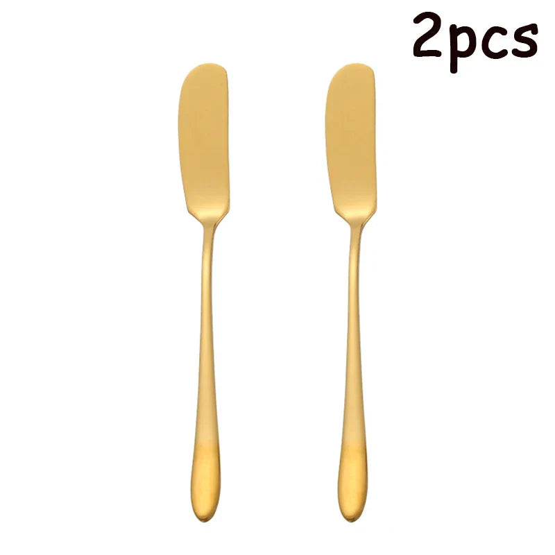Axyaa Stainless Steel Butter Knife Set