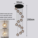 Axyaa Nordic Stair Chandelier, Living Room Pendant Lights, Ceiling Light, Indoor Lighting