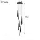 Axyaa Crystal LED Pendant Chandelier for Luxury Home Lighting
