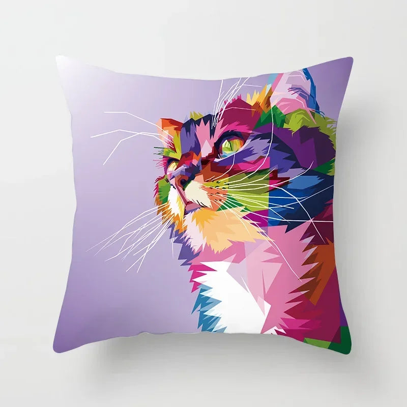 Axyaa Abstract Animal Pattern Pillowcase 45*45cm