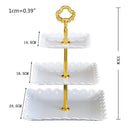 Axyaa Three-tier Cake Stand: Elegant Wedding & Party Dessert Tray