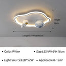 Axyaa Astronaut LED Ceiling Light for Modern Kids Room, Nordic Design, Home Decor Lighting