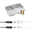 Axyaa Stainless Steel Electric Lunch Box Food Heater for Home & Car