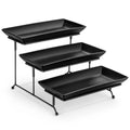 Axyaa 3-Tier Porcelain Serving Platter with Sturdier Stand