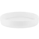 Axya White Porcelain Serving Plate Round Western Steak Tray Dinner Plate
