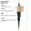 Axyaa Artistic Copper Wall Lamp for Living Rooms, Corridors, Clubs - Simple Decorative Light