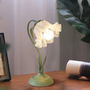 Axyaa Nordic Flower Girl Table Lamp with Acrylic Shade for Bedroom and Living Room