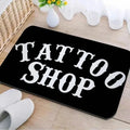 Axyaa Tattoo Shop Mat Indoor Welcome Door Mat Washable Non-Slip Absorbent Carpet