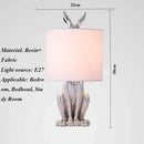 Axyaa Nordic Rabbit Shade Table Lamp Minimalist Design for Living Room, Bedroom, Study, Restaurant