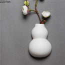 Axyaa Ceramic Wall Vases Artistic Flower Decor Hydroponic Dried Arrangement
