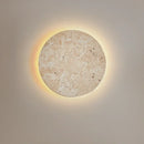 Axyaa Yellow Cave Stone Led Sconce: Nordic Minimalist Wall Lights