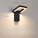 Axyaa Solar Outdoor Wall Light with Motion Sensor