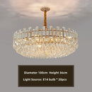 Axyaa Gold Crystal Chandeliers: Nordic Modern Luxury Lighting for Home Décor
