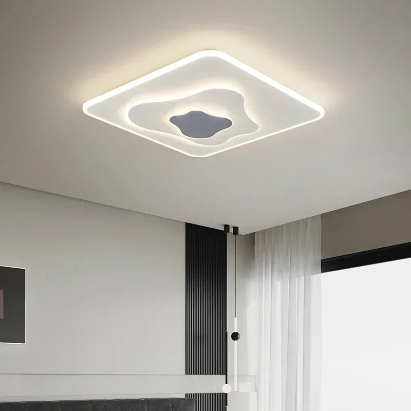 Axyaa Cloud LED Chandelier: Modern Iron Art Ceiling Lamp for Home Decor