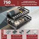 Axyaa Cabinet Pull-out Seasoning Storage Rack Drawer - Silent Damping Basket