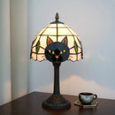 Axyaa Black Cat Table Lamp: Charming Bedroom Decor for Kids, Nursery, Study Room