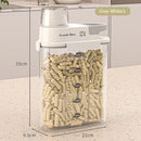 Axyaa Cereal Storage Container with Pour Spout Seal for Dry Food and Pantry Organization