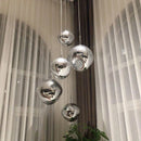 Axyaa Nordic Lava LED Pendant Lights - Loft Decor Bedroom Chandelier