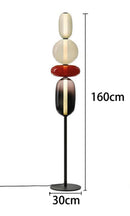 Axyaa Glass Floor Lamp Living Room Bedroom Lollipop Headboard INS Desk Lamp Sofa Ambient Light