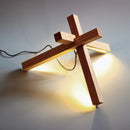 Axyaa Chinese Red Oak Table Lamp: Creative Art LED Floor Lamp for Bedroom, Vintage Home Lighting