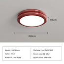 Axyaa Modern Minimalist Round LED Ceiling Lights in Black