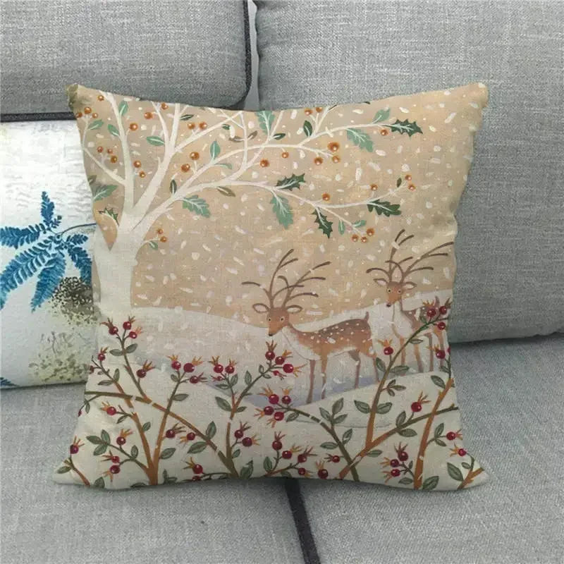 Easter Bunny Eggs Printed Pillow Covers 45x45cm - Axyaa Easter Decorations