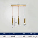 Axyaa Copper Crystal Chandelier for Modern Spaces