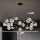 Axyaa Acrylic Magic Bean LED Pendant Light for Modern Home, Dining Room, and Living Room