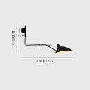 Axyaa Nordic Long Arm Wall Lights: Rotatable Bedside Lamp for Cozy Reading