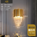 Nordic Crystal Wall Lamp Modern Simple Bedroom Lighting by Axyaa