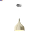 Axyaa White Resin LED Pendant Light for Home Decor and Illumination