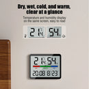 Axya Digital Thermometer Hygrometer Sensor Gauge with Alarm
