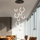 Axyaa Nordic Chandelier for Modern Art Circle Villa and Restaurant Kitchen