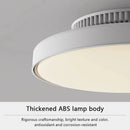 Axyaa Bladeless Ceiling Fan Light Remote 6-speed Walnut LED Decor Living Room Bedroom