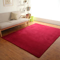Axyaa Grey Floor Mat Thick Living Room Bedroom Carpet Children's Room Non-Slip Rug