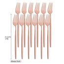 Axyaa Rose Gold Stainless Steel Cutlery Set - 12 Pieces