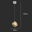 Axyaa Modern LED Ring Stairs Pendant Light Chandeliers for Living and Dining Room