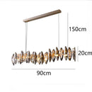 Axyaa Crystal Chandelier, Pendant Lamp for Living Room and Dining Room