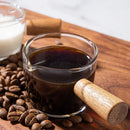 Axyaa Glass Measuring Cup with Wooden Handle and Single Spout, 100ml Coffee Supplies