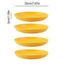 Axyaa Eco-Friendly Wheat Straw Dinner Plates Set - 4pcs Full Tableware & Dinnerware