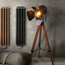 Axyaa Retro Industrial LED Floor Lamp