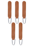 Axyaa Silvery D Shape Pu Leather Hook - Adjustable, Strong Bearing