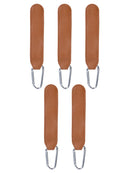 Axyaa Silvery D Shape Pu Leather Hook - Adjustable, Strong Bearing