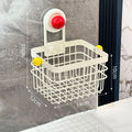 Axyaa Shower Caddy: Rustproof Wall-Mounted Storage Basket & Makeup Organizer for Bathroom