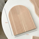 Axyaa Nordic Wooden Tray: Coffee, Wine, Food, Jewelry Organization & Decor