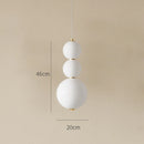 Axyaa Glass Bubble Chandelier Pendant Light - Ceiling Hanging Lamp for Living Bedroom