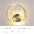 Axyaa Crystal Wall Lamp: Luxury Bedroom Bedside Acrylic Wall Light, Simple Living Room Decor